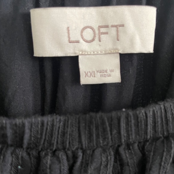 LOFT black off shoulder maxi dress PERFECT CONDITION - Picture 3 of 5